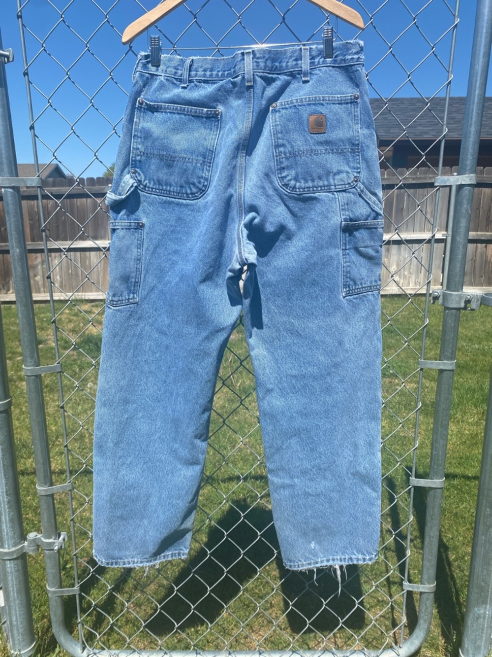 Carhartt Light Blue Denim Carpenter Jeans - Carhartt